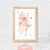 Kit Quadros: Bailarina Rosa com Borboletas em Aquarela - Imagem 5