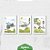 Kit Quadros: Carrinhos em Aquarela (Trator, Basculante, Guincho) - Imagem 2