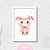 Kit Quadros: Ovelha Rosa em Aquarela - Imagem 5