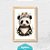 Kit Quadros: Animais Aquarela Floridos - Imagem 6