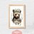 Kit Quadros: Animais Aquarela Floridos 1 - Imagem 4
