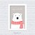 Kit Quadros: Animais (Urso Panda, Urso Polar, Giraffa, Raposa e Porquinho) - Imagem 6
