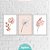 Kit Quadros: Floral Copo de Leite Rosa - Imagem 3