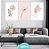 Kit Quadros: Floral Copo de Leite Rosa - Imagem 1