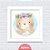 Kit Quadros: Animais Floridos Fofos - Imagem 8