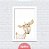 Kit Quadros: Animais Floridos em Aquarela - Imagem 4