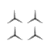 Hélice GEMFAN 5136 Tri-blade Prop - Imagem 1