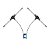 Receptor ELRS GEPRC C3 Gemini Xrossband 915M/2.4g - Imagem 1