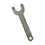 Chave 2 Pinos Para Esmerilhadeira 4"- 125mm Comprimento - Imagem 2