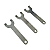 Kit 3 Chave 2 Pinos Para Esmerilhadeira 4" 125mm Comprimento - Imagem 1