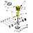 Kit Cilindro Completo Motosserra Toyama TCS41H / MT41 - Imagem 5