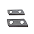 Kit 2 Laminas Triturador De Folhas Elétrico Toyama TSH2200E2 - Imagem 4