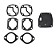 Kit Juntas Compressor Schulz CSV 5.2  / CSV 10 - Imagem 1