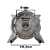 Bloco / Carter Motor do Compressor de Ar Branco BCA25 / BCA50 - Imagem 4