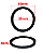 Anel Oring C/ Rebaixo Motobomba 2,5 Pol Branco MB B4T 716 - Imagem 2