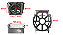 Carcaça Direita Motor Compressor Tekna CPSH9025 / CPSH9050 - Imagem 2