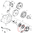 Corda Partida Retrátil Motor Branco B4T 5.5 6.5 7.0 7.5 13.0 - Imagem 4
