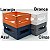 3 Cesto Multiuso Caixa Decorativa Caixote 24x16 5721-laranja - Imagem 2