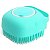 Esponja de Silicone Para Banho Dispenser Shampoo verde - Imagem 1