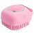 kit 2 Esponja de Silicone Para Banho Dispenser Shampoo rosa - Imagem 2