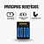 Recarregador De Baterias Niwave 4 Slot Portatil Potente - Imagem 5
