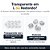 Protetor de Canto em Silicone Redondo Transparente Kit 4 Unidades - Imagem 3