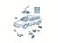 Receptáculo de Contatos Chatos VW Gol Saveiro 5W0973733 - Imagem 4