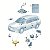 Módulo Airbag Volkswagen Fox Gol Saveiro Suran 1C0909601C - Imagem 4