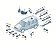 Sensor Estacionamento Diant. VW Caddy Eos A3 Q3 1T0919297A - Imagem 3