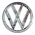 Emblema Grade VW Cromado Golf original 1999 a 2007 1J0853601 - Imagem 2