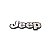 Emblema original tampa traseira Jeep Renegade 51953600 - Imagem 1