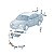 Grade Cobertura LD VW Passat 01/05 3B0853666HB41 - Imagem 2