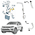 TUBO DE AGUA RETORNO VW TOUAREG 4.2 079121065BB - Imagem 1
