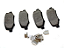 PASTILHA DE FREIO JOGO TRASEIRO JEEP WRANGLER 68003776AA - Imagem 1