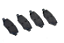 PASTILHA DE FREIO JOGO TRASEIRO JEEP WRANGLER 68003776AA - Imagem 2
