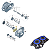 ROLAMENTO DUPLO CAMBIO VW POLO TRACKER MQ200 0AJ311206E - Imagem 1