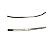 Moldura do para-brisa superior VW 1Q0845392A - Imagem 1