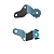 1K0951182G Suporte para buzina Golf VW 2003>>2011 - Imagem 1