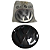 1C0853601WM7 emblema cromado frontal VW 1999>>2005 - Imagem 1