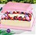 TUPPERWARE BIG CAKE RETANGULAR ROSA - Imagem 1