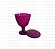 TUPPERWARE TAÇA MURANO 350ML ROXA KIT 6 PEÇAS - Imagem 2