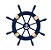 Timão Decorativo de Madeira Azul - Imagem 1