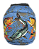 Capa para Carretilha Perfil Baixo Estampa Peixes Trio - Imagem 3