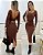 Vestido canelado Kiara - Imagem 1