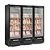 Refrigerador Vertical Conveniência 3 Portas GCBC-1450 PR PV 220v Gelopar - Imagem 1