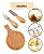 Kit Tábua Bambu Para Queijo CK6775 Clink - Imagem 2