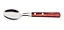 Colher de Mesa Lâmina Aço Inox e Cabo em Madeira Polywood Vermelho 21103470 Tramontina - Imagem 3