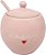 Açucareiro Porcelana Lamour 350ml PCLN176RS Hauskraft - Imagem 4