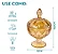 Bomboniere de Vidro Ambar 15x15 1 Litro F0727 Diamonds - Imagem 7