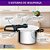 Panela de Pressão Em Aço Inox 4 Litros Fechamento Externo Com Cesta EI40 Rochedo - Imagem 2